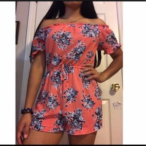 Off the shoulder romper